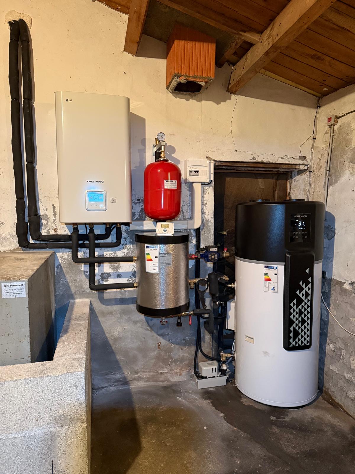 PAC air eau pour maison individuelle