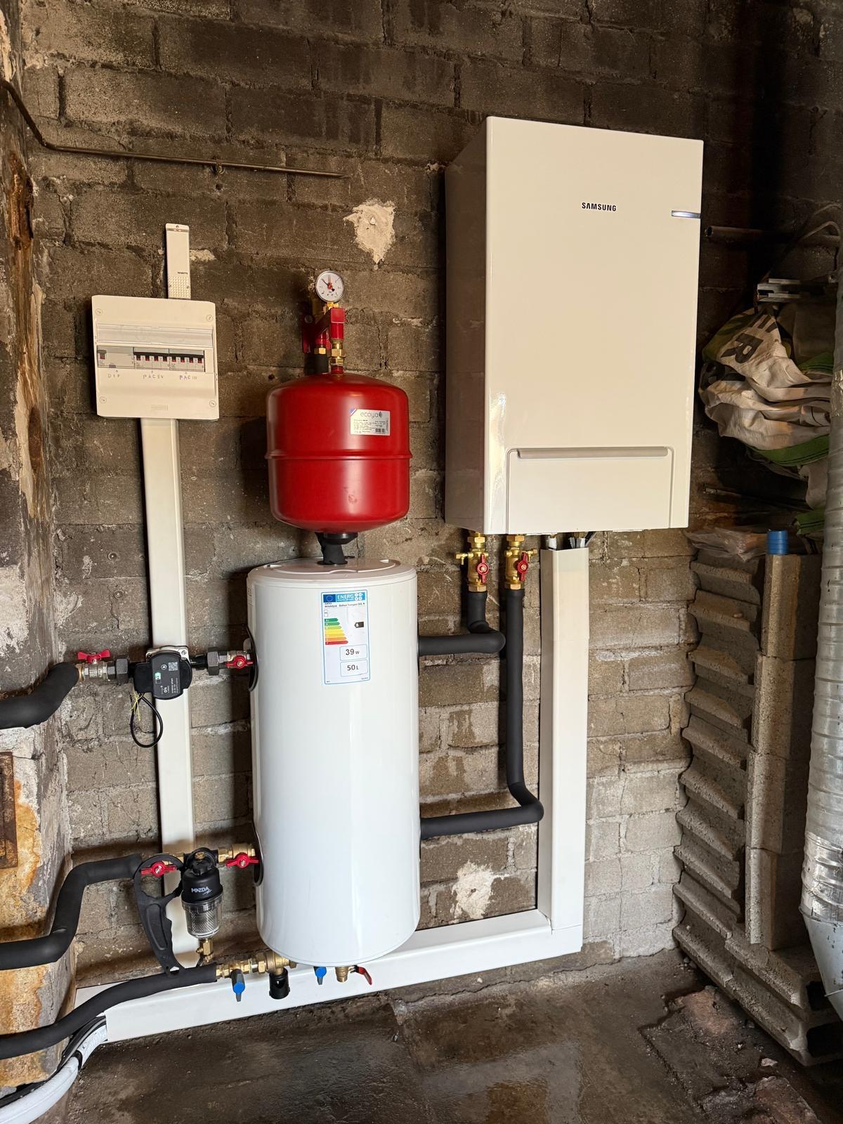 PAC air eau Samsung pour maison individuelle