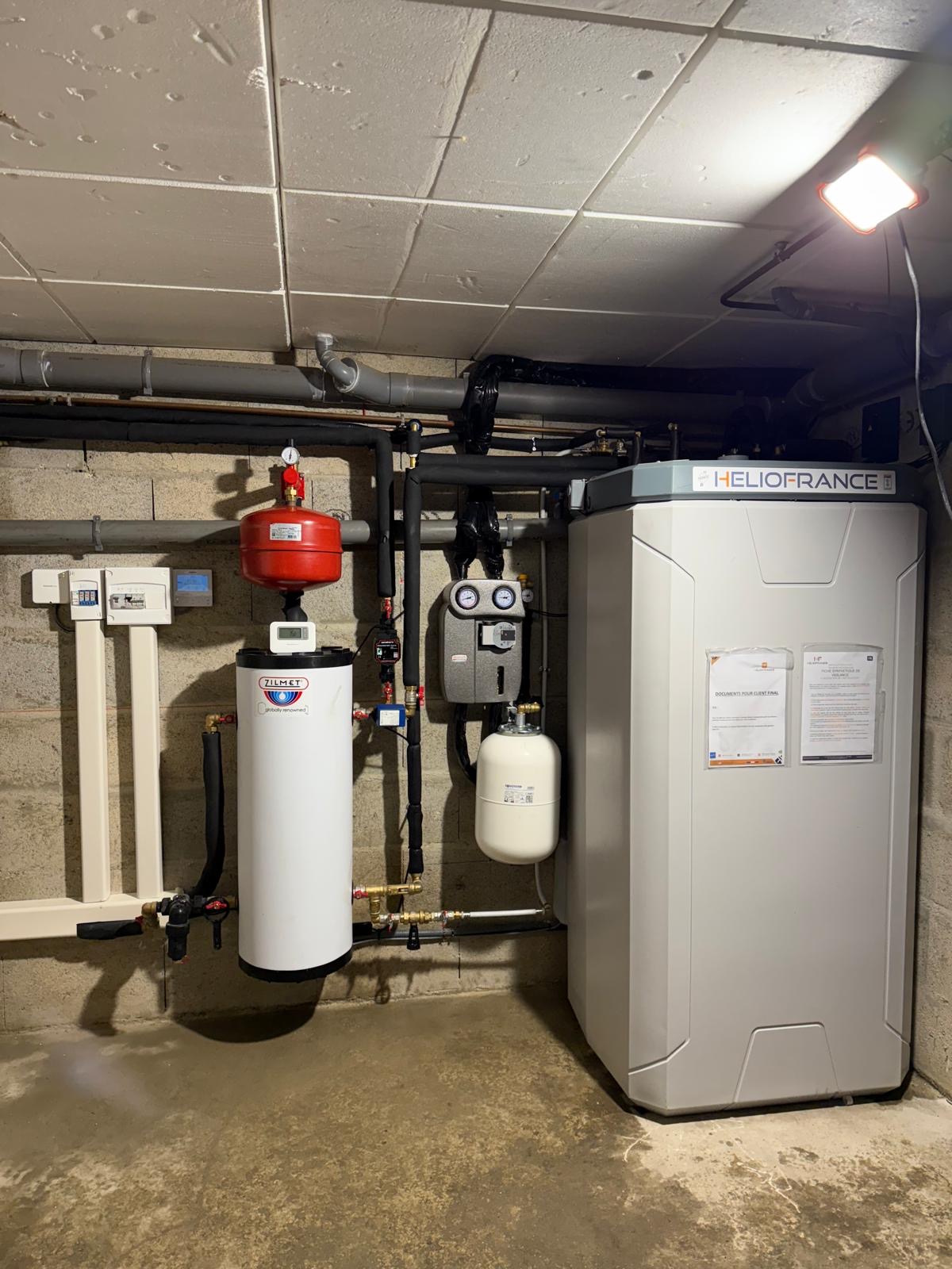 PAC air eau pour immeuble chauffage collectif